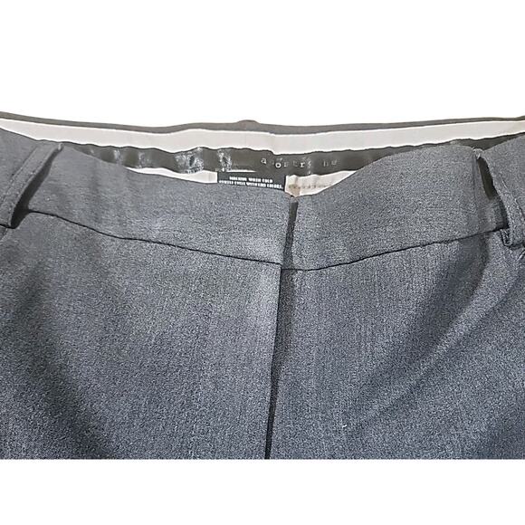 Apostrophe Courtney Womens Grey Dress Pants 14 Bootcut Flat Front Mid-Rise Work - Picture 8 of 10